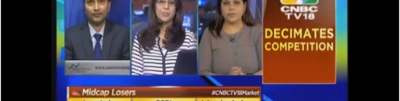 Ashish Kyal, CMT on CNBC TV18 discussing Short Term Trading Strategy on SBI